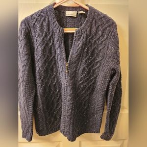 Navy Croft & Barrow Zip Up